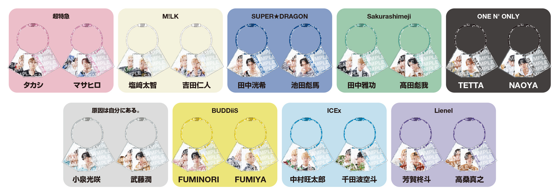 ☆*様 エバース グッズ まとめ売り EBiDAN選抜メンバー18名による＠Loppi・HMV限定グッズの発売が決定