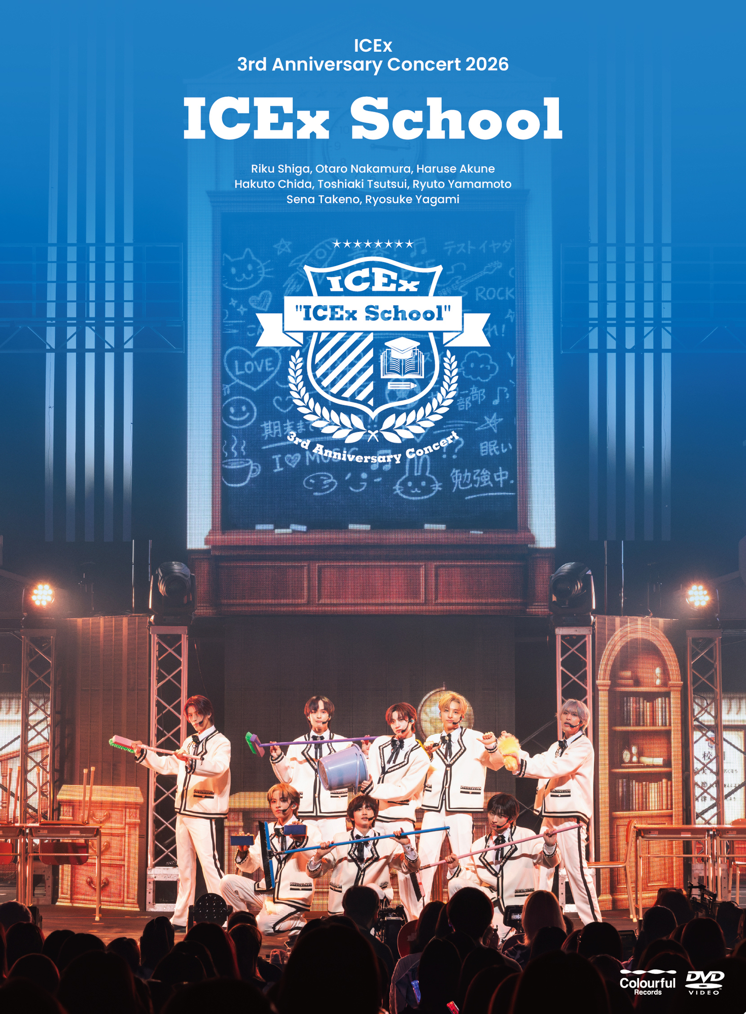 8月19日ICEx初の映像作品Blu-ray&DVD「ICEx 3rd Anniversary Concert